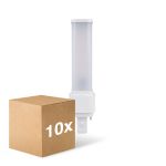 Confezione Multipack 10x Ledvance Dulux-D LED 6W - 840 Bianco Freddo | Sostitutiva 13W