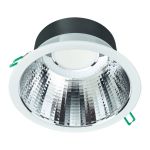 Philips Downlight LED Coreline DN142B Aluminium Bianca 11W 1200lm 60D - 830 Luce Calda | Ritaglio 155mm - IP54 - UGR<19
