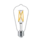 Philips MASTER Value LED Bulbo E27 Edison Filamento Chiara 5.9W 806lm - 922-927 Dim to Warm | Miglior Resa Cromatica - Sostitutiva 60W